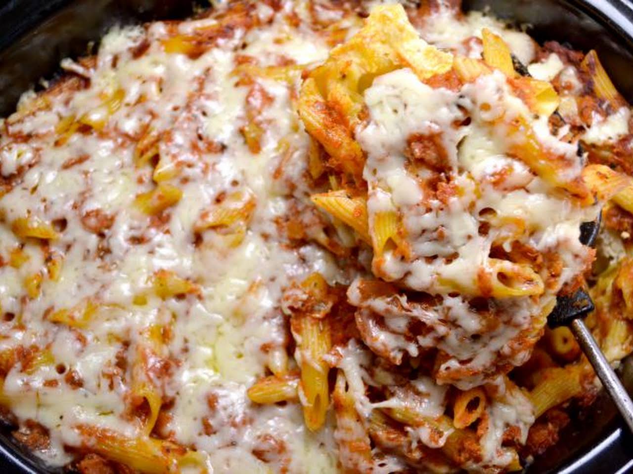 Baked Ziti with Italian Turkey Sausage - The Recipe Rebel