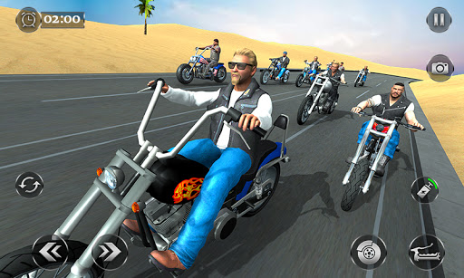 Screenshot Gangster City Bike Racing Game