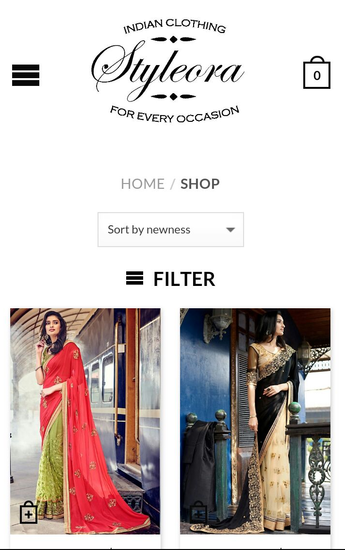 Styleora Shopping App Screen 2