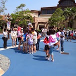 Goofy's fans at Tokyo DisneySea in Urayasu, Japan 