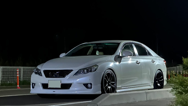マークXのマークX・車高調整・シバタイヤ・ミネルバＦ205・TEIN FLEX Zに関するカスタム事例の投稿画像1枚目