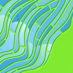Verdant Garden #11 The Rice Terraces