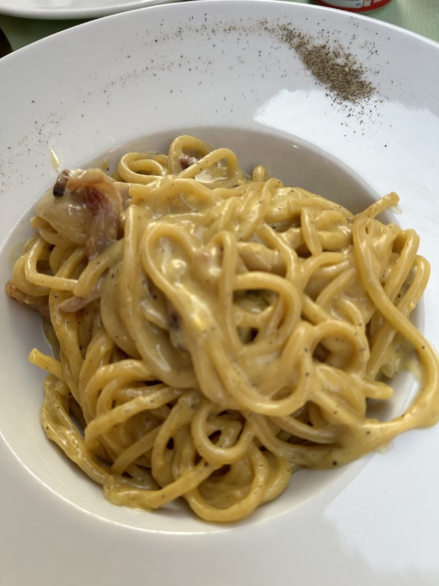 Gluten Free Carbonara