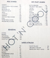 Hot & Cool Food Track menu 1