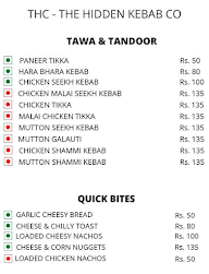 THC-The Hidden Kebab Co menu 1