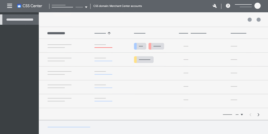 To remove a label from a domain or account in the CSS Center