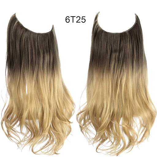 Title 24, Womens Fish Line Wavy Short Curly Hair Wig, 30...