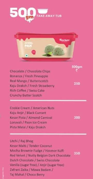 Havmor Icecream menu 4