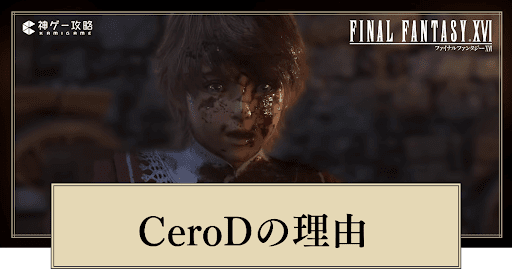 CERO:D指定の理由