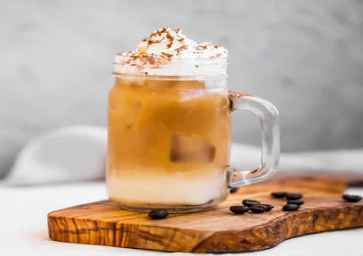 Caramel Cold Coffee With Ice Cream