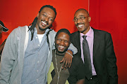 3 October 2006. Bad Boy T, Vusi Leeuw and Bob Mabena at the listening session of Skwatta Kamp's new album at Capello in Newtown.