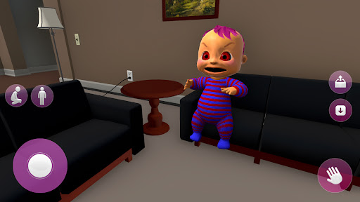 Screenshot Scary Baby In Pink Horror Game