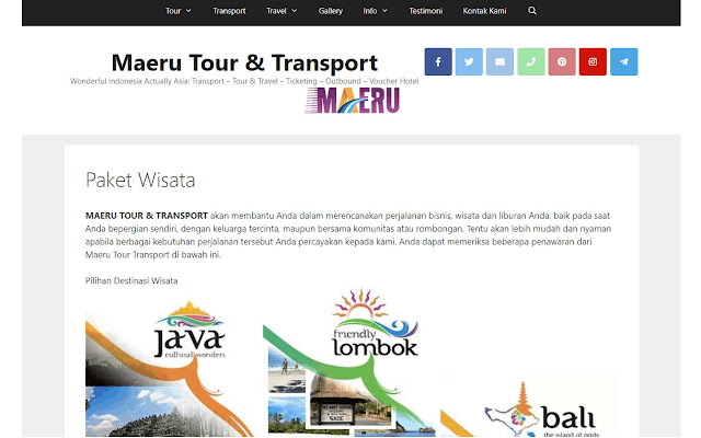 Maeru Tour&Transport chrome extension