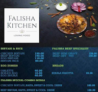 Falisha Kitchen menu 1