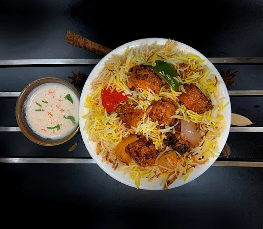 Soya Chaap Biryani