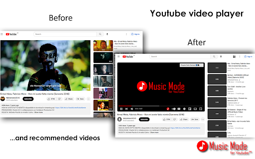 Music Mode for YouTube™