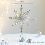 30cm Silver Octagonal Star
