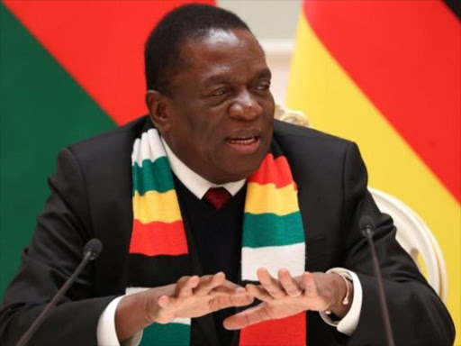 President Mnangagwa travelled to Europe to try to drum up investment for Zimbabwe. /AGENCIES