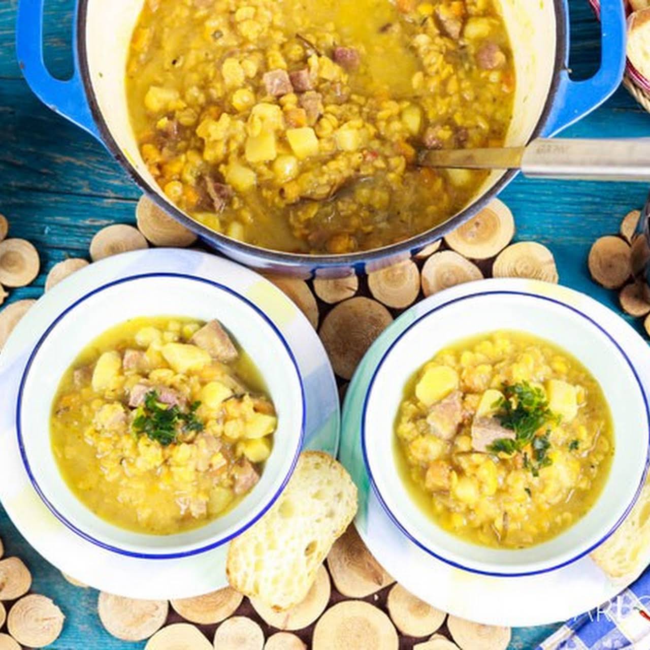 Yellow Split Pea and Ham Soup - Vikalinka