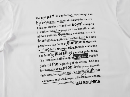 Title 4, English Letter Print Short-sleeve shirt for cas...