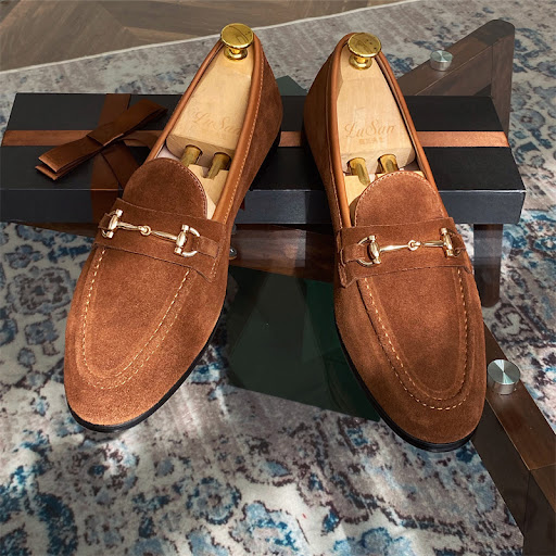 Title 2, Mens Soft Structure Suede Horsebit Slip On Sho...