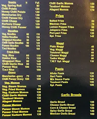 The Waffle Town menu 1