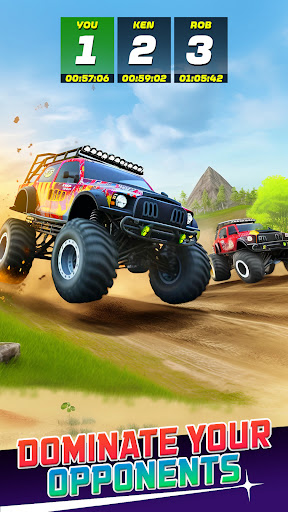 Screenshot Monster Truck Race - Mega Ramp