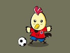 FIFA World Cup soccer - Football zodiac chicken character