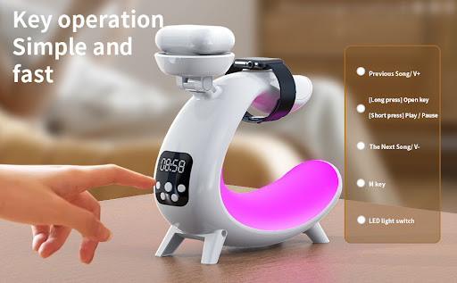Title 5, Liuyi Multi-function Wireless Charging Bedside ...