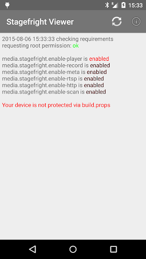 [root] Stagefright Checker