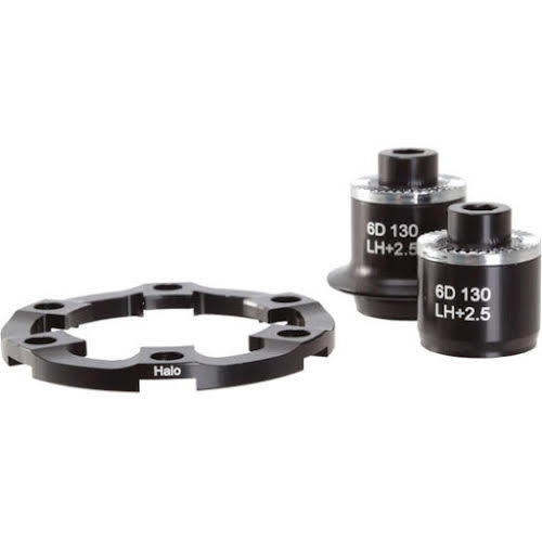 Halo 135mm Adapters for Spin Doctor 6-Drive Road Disc hubs