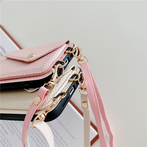 Title 2, Lychee Pattern Card Holder Phone Case Envelope ...