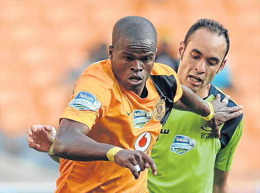 Eleazer Rodgers of Platinum Stars and Willard Katsande of Chiefs