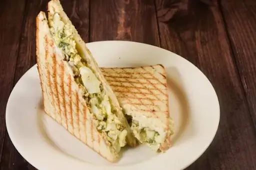 Boiled Egg Grilled Corn Sandwich