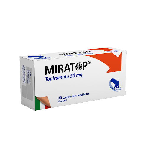 Miratop Topiramato 50 mg SNC Pharma x 30 Comprimidos
