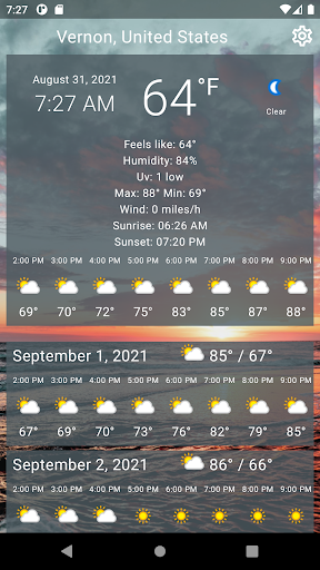 Screenshot Accurate Weather Forecast