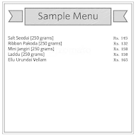 Aswins Home Special Sweets & Snacks menu 1