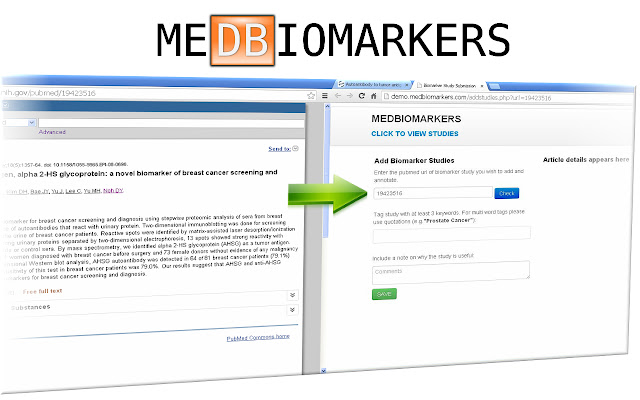 Medbiomarkers submission extension