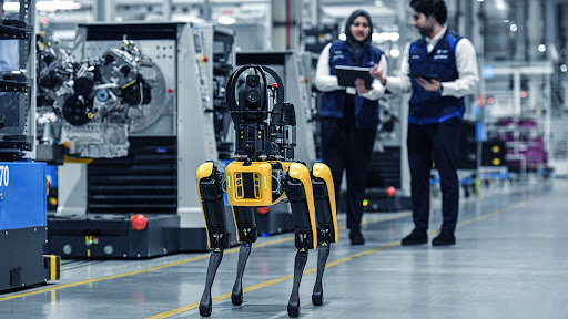 Developed by Boston Dynamics, SpOTTO takes on the menial tasks on the factory floor.