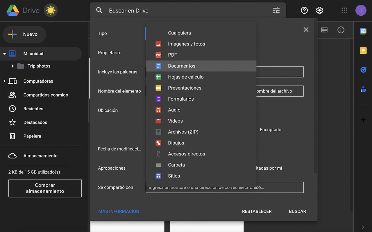 Google Drive Dark Mode Preview image 7