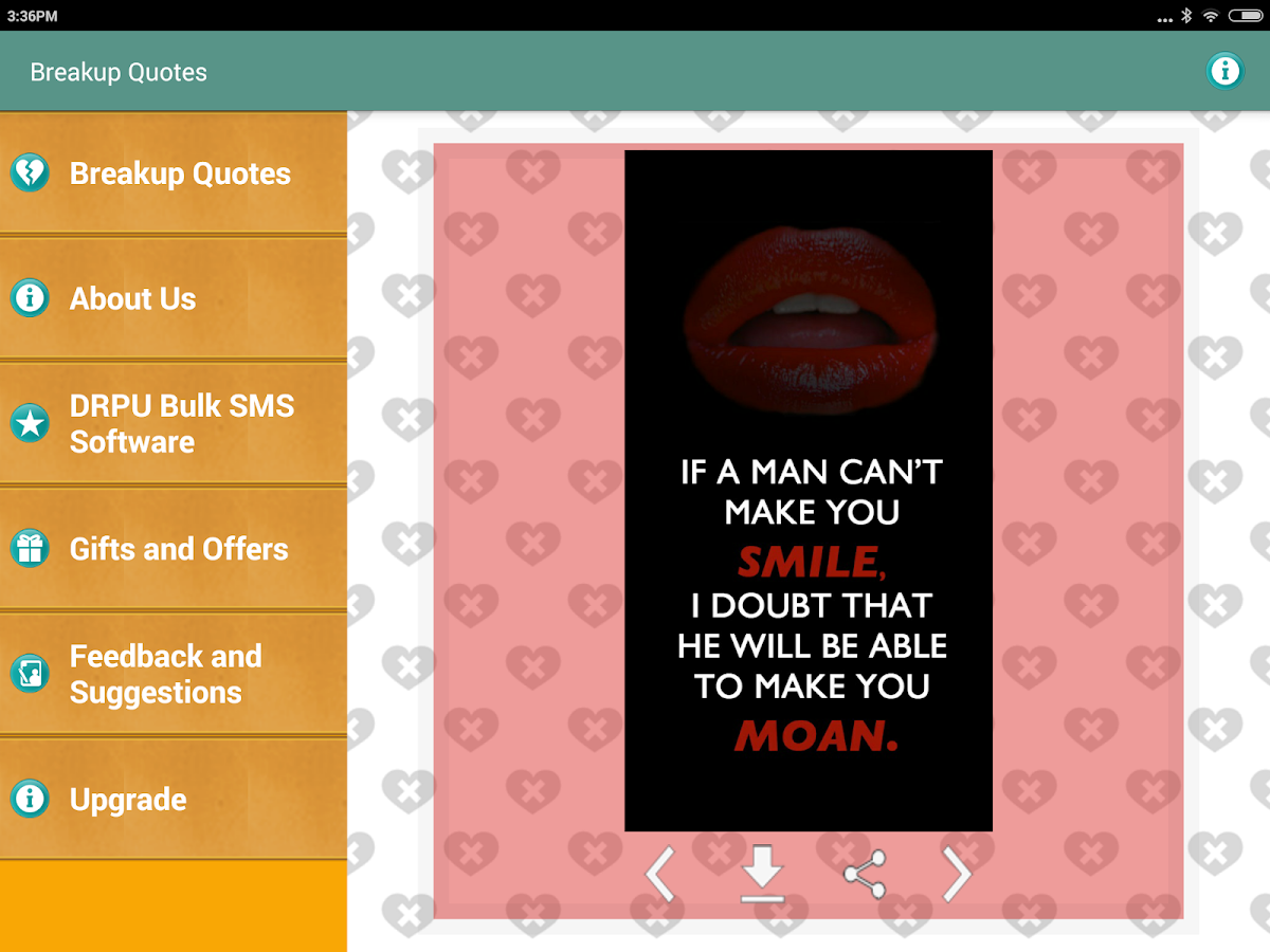 Break Up and Move on Quotes screenshot