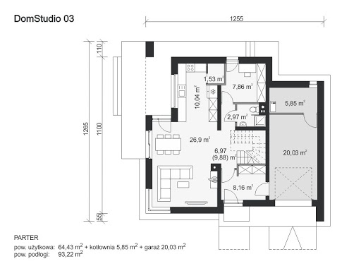 DomStudio 03 - Rzut parteru