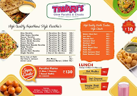 Tiwari's Chat Shop menu 1