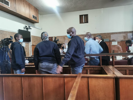 Former Mpumalanga agriculture MEC Mandla Msibi, right, and his co-accused will have their bail applications heard on Friday.