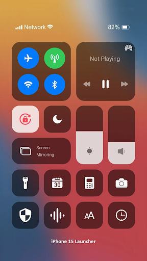 Screenshot iPhone 15 Launcher, iOS 17