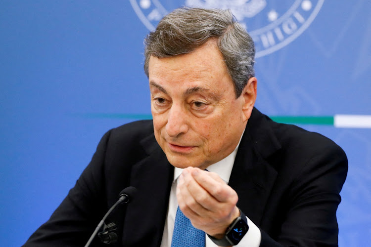 Italian Prime Minister Mario Draghi. Picture: REMO CASILLI/REUTERS