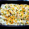 Thumbnail For Twice Baked Potato Casserole Ready To Be Served.