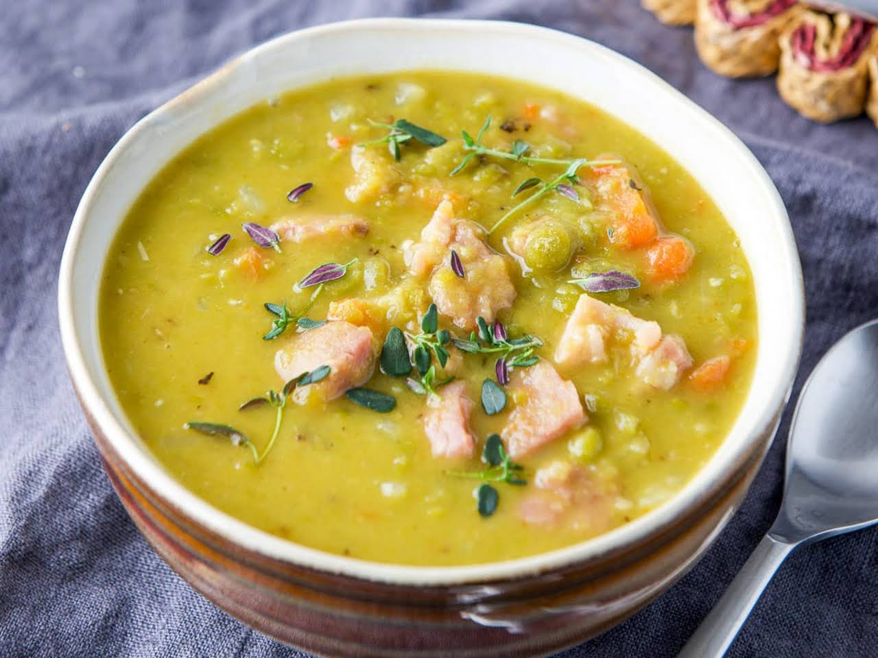 Slow Cooker Split Pea Soup - Simply Happy Foodie