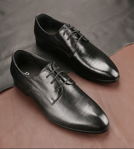 Title 2, Mens Handmade Leather Shoes Cowhide Checkered ...