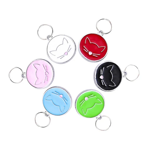 Personalized Pet Collar Free Engraved Name Tel ID Tags Customized Pet Necklace For Cats Dog Tag kitten Accessories Anti-